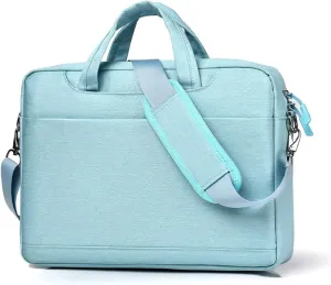 Waterproof Laptop Case Sleeve with Shoulder Strap Plush Inner for 14/15.6inch Computer Business Brief case for Men Woman