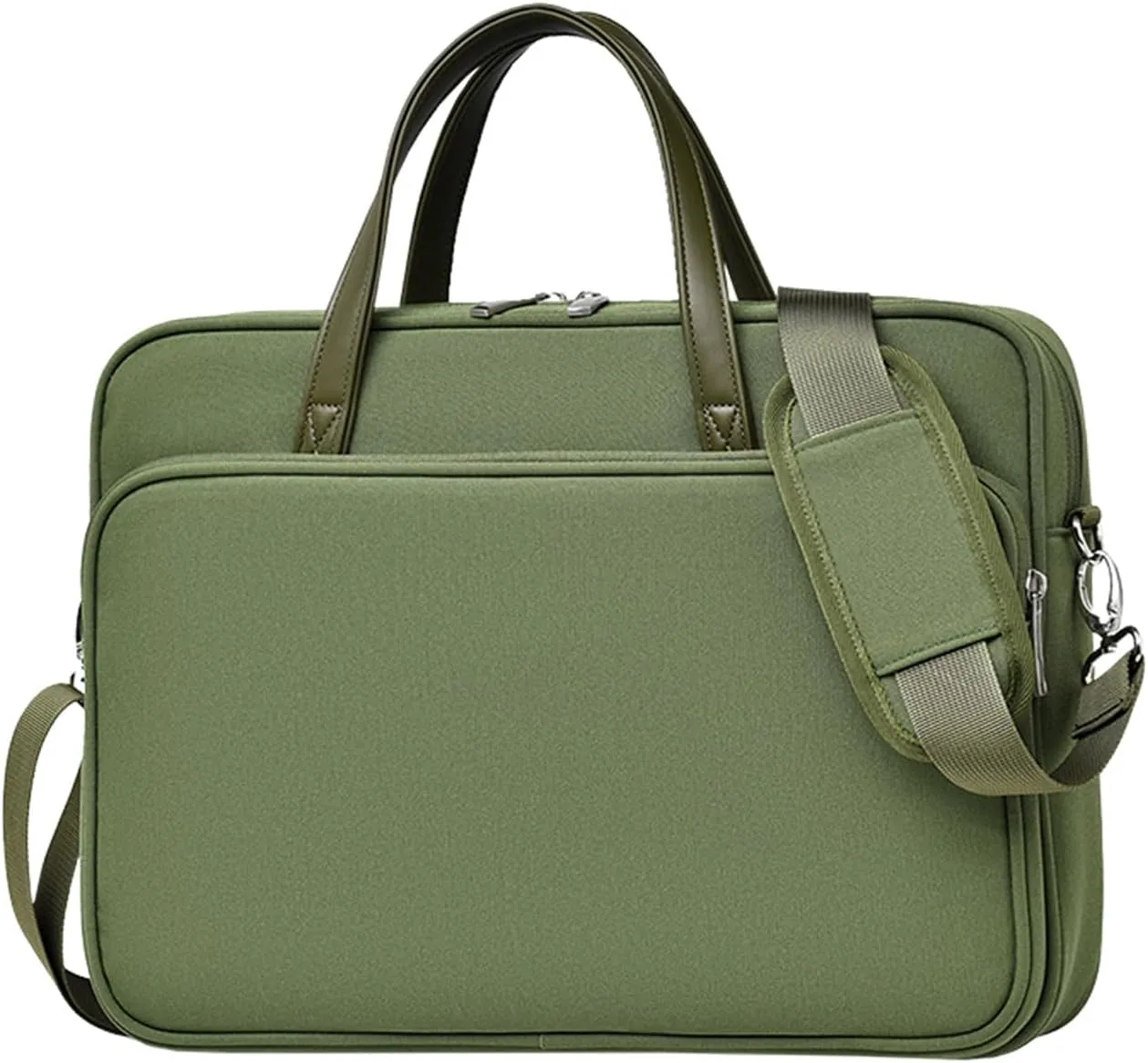 Waterproof Laptop Sleeve Case with Shoulder Strap Storage Bag for 14Inch Computers, Business Brief Case for Men Woman