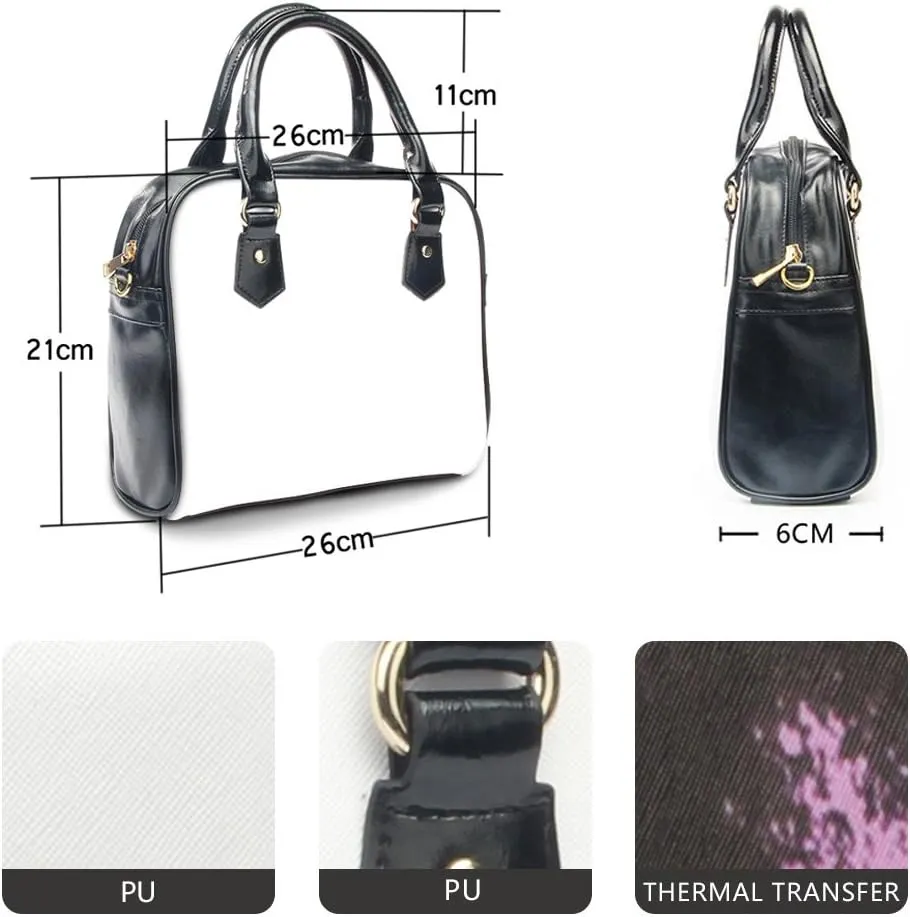 Waterproof Purses and Handbags for Women, Tote Shoulder Bag Satchel Purse PU Leather Top Handle Bag