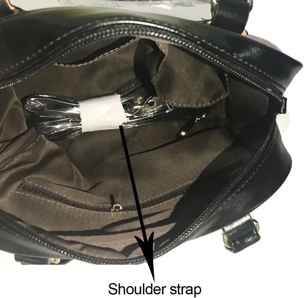 Waterproof Purses and Handbags for Women, Tote Shoulder Bag Satchel Purse PU Leather Top Handle Bag
