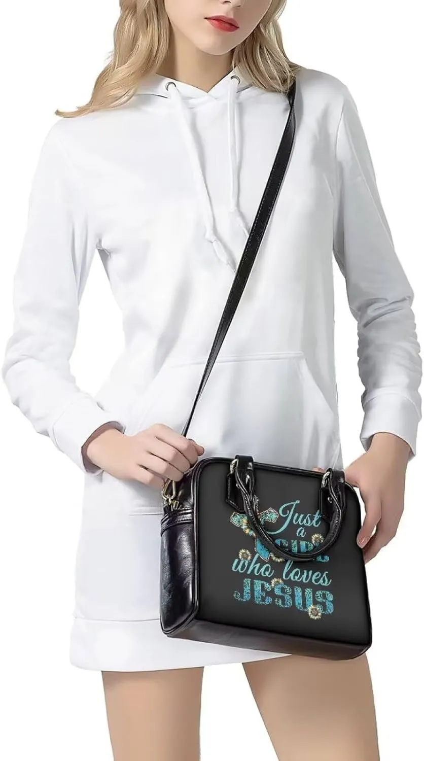 Waterproof Purses and Handbags for Women, Tote Shoulder Bag Satchel Purse PU Leather Top Handle Bag