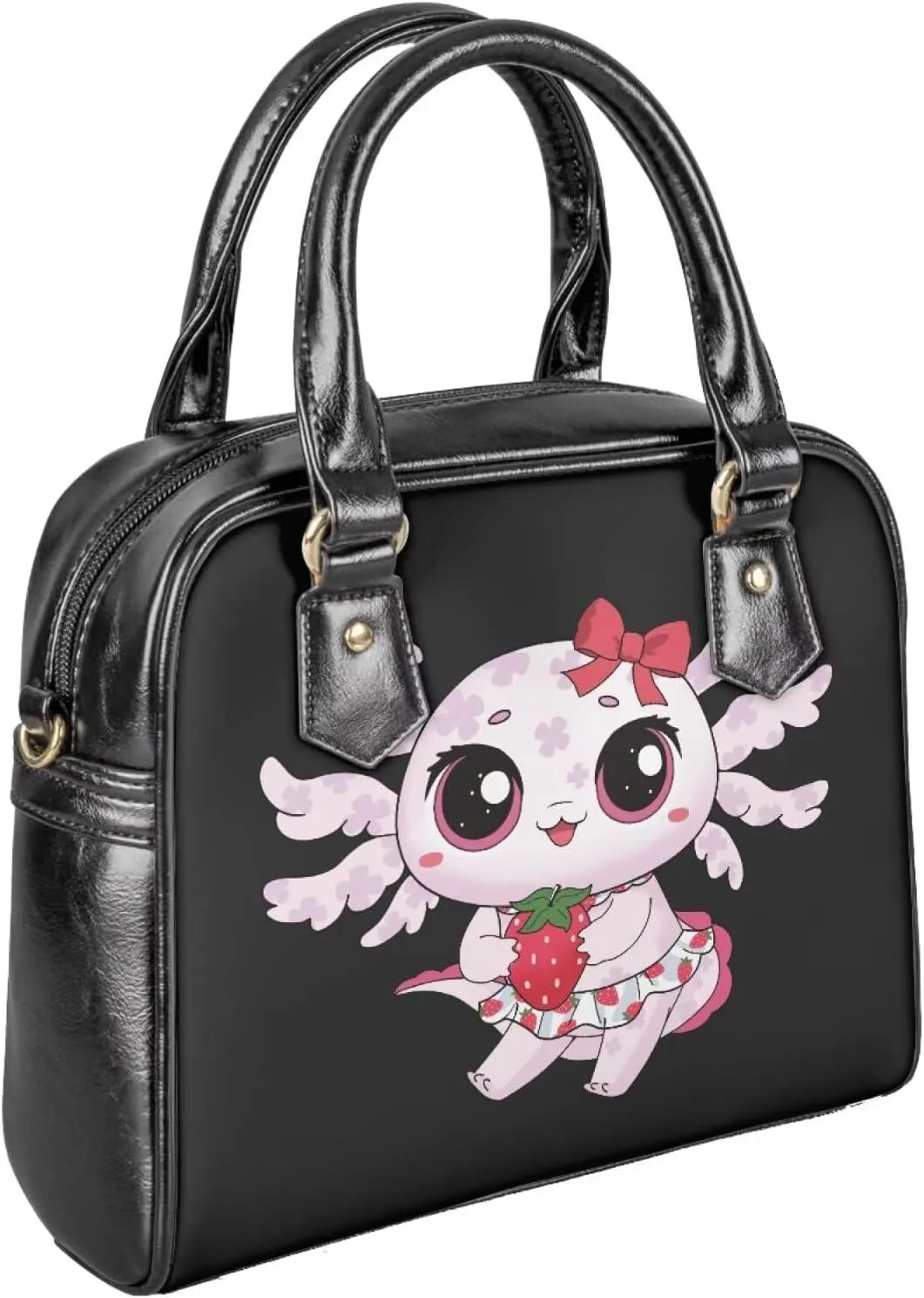 Waterproof Purses and Handbags for Women, Tote Shoulder Bag Satchel Purse PU Leather Top Handle Bag