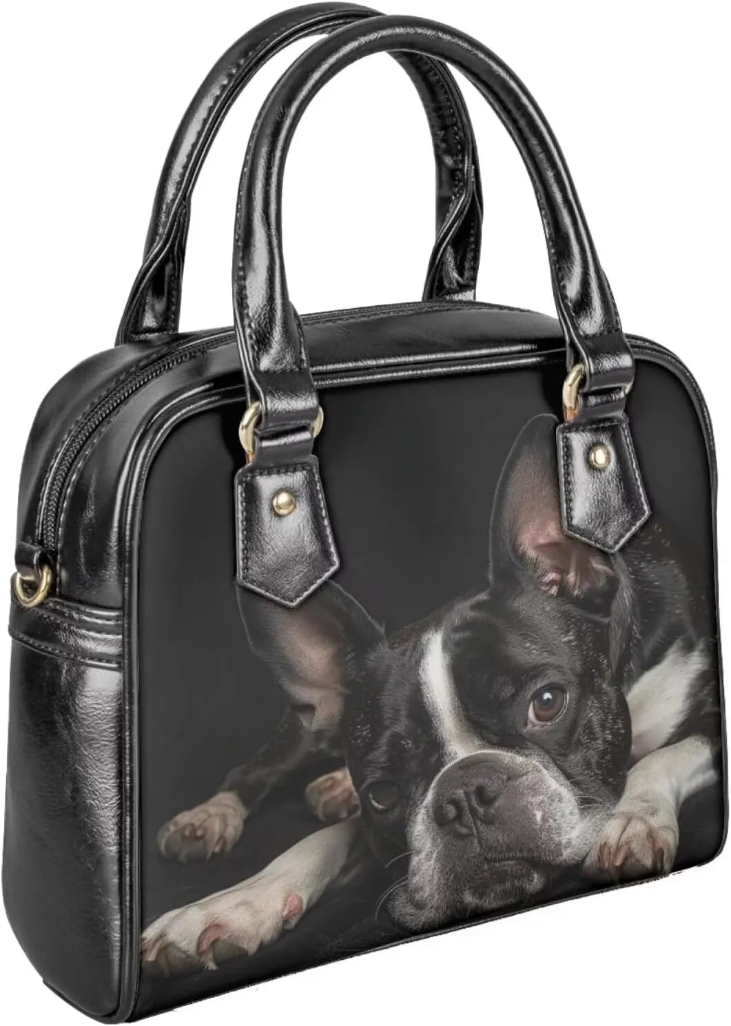 Waterproof Purses and Handbags for Women, Tote Shoulder Bag Satchel Purse PU Leather Top Handle Bag