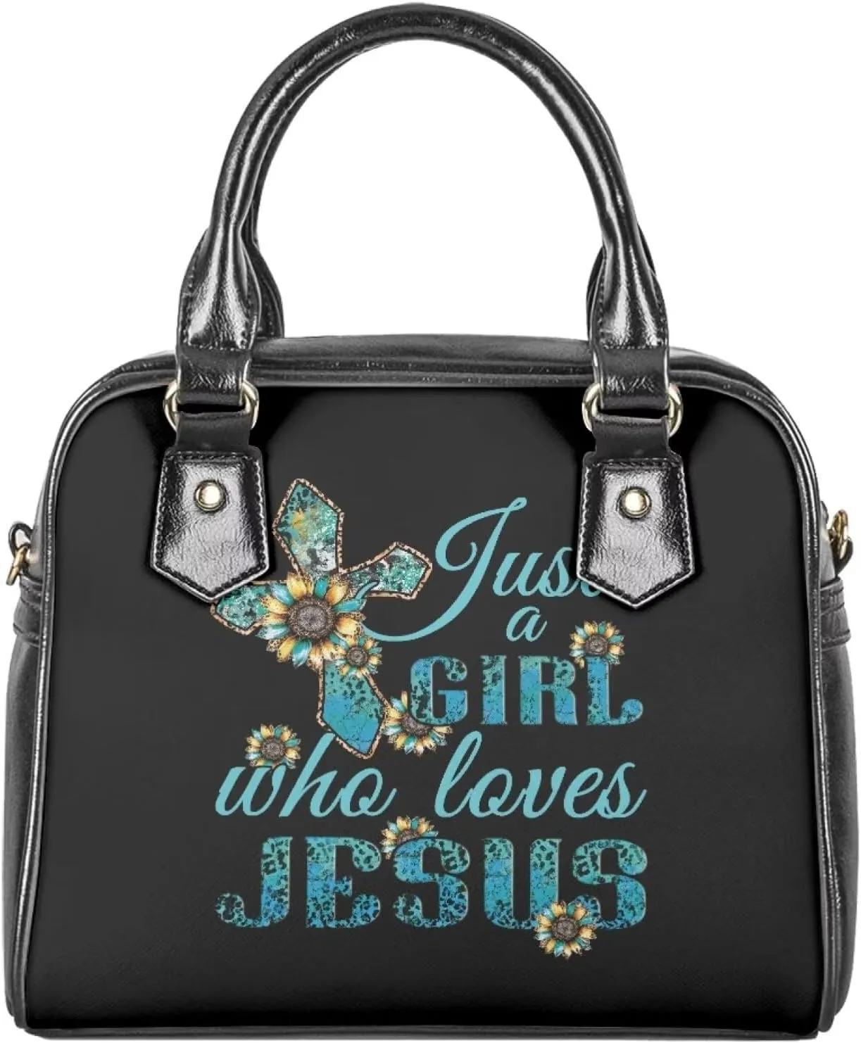 Waterproof Purses and Handbags for Women, Tote Shoulder Bag Satchel Purse PU Leather Top Handle Bag