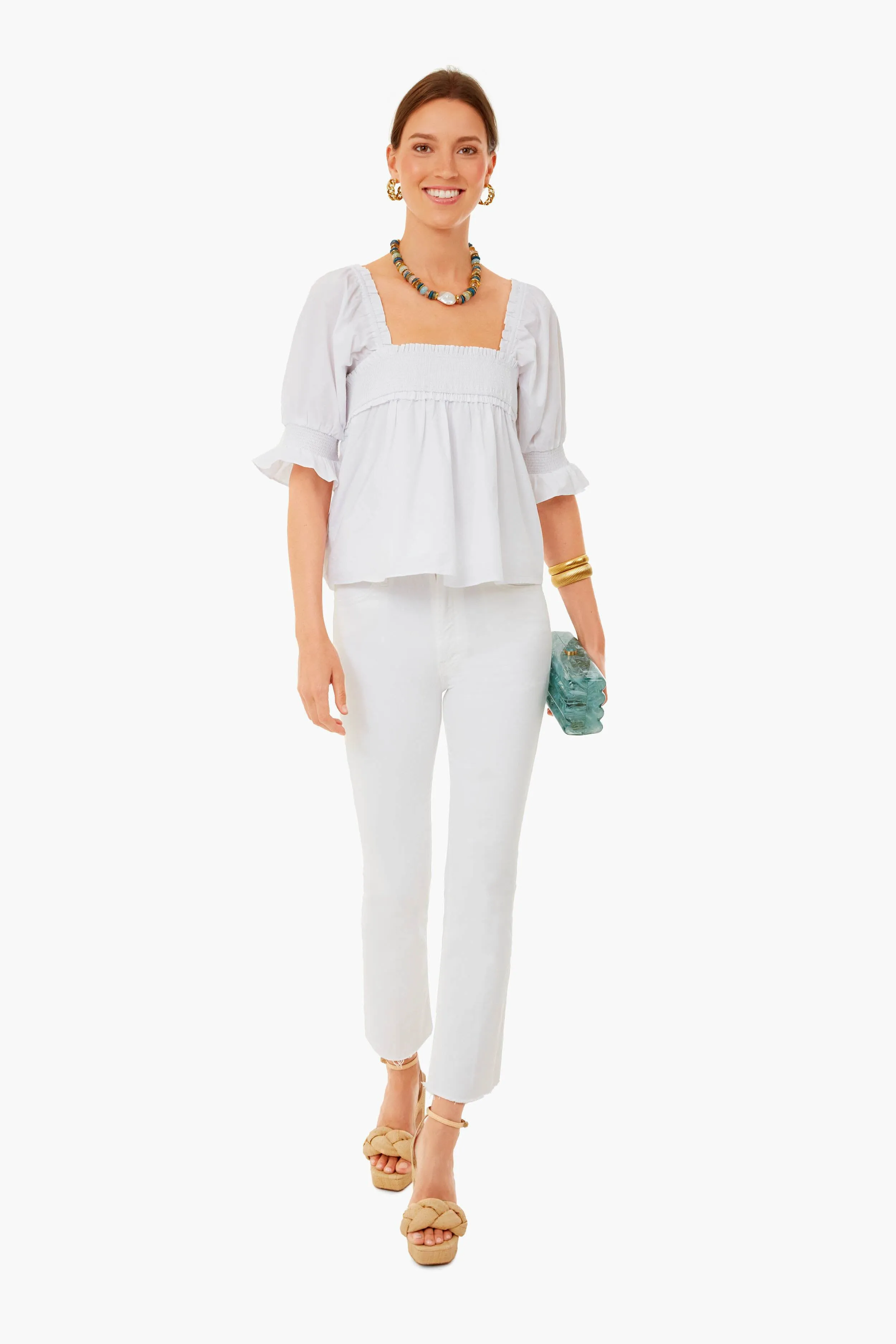 White Palmer Blouse