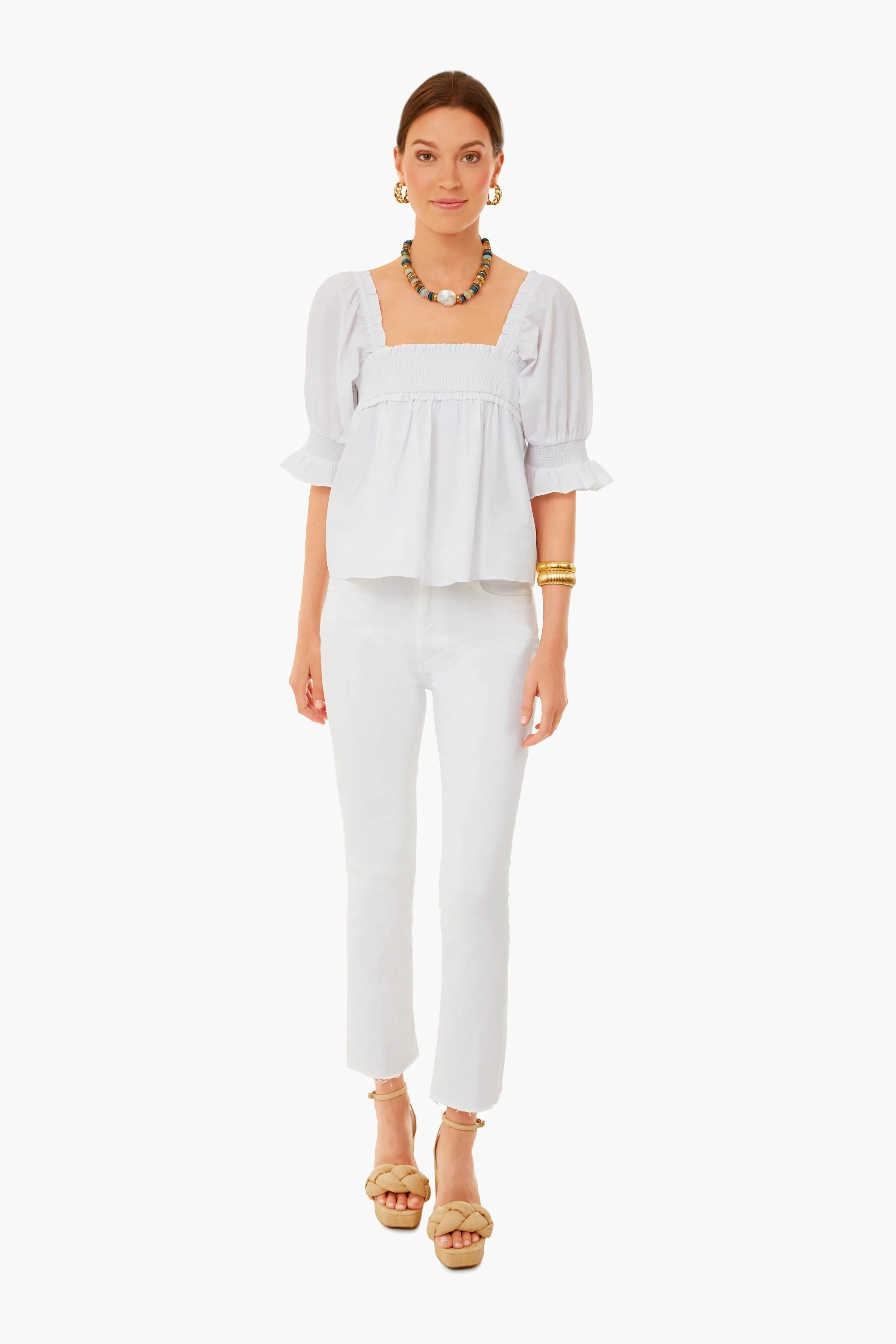 White Palmer Blouse