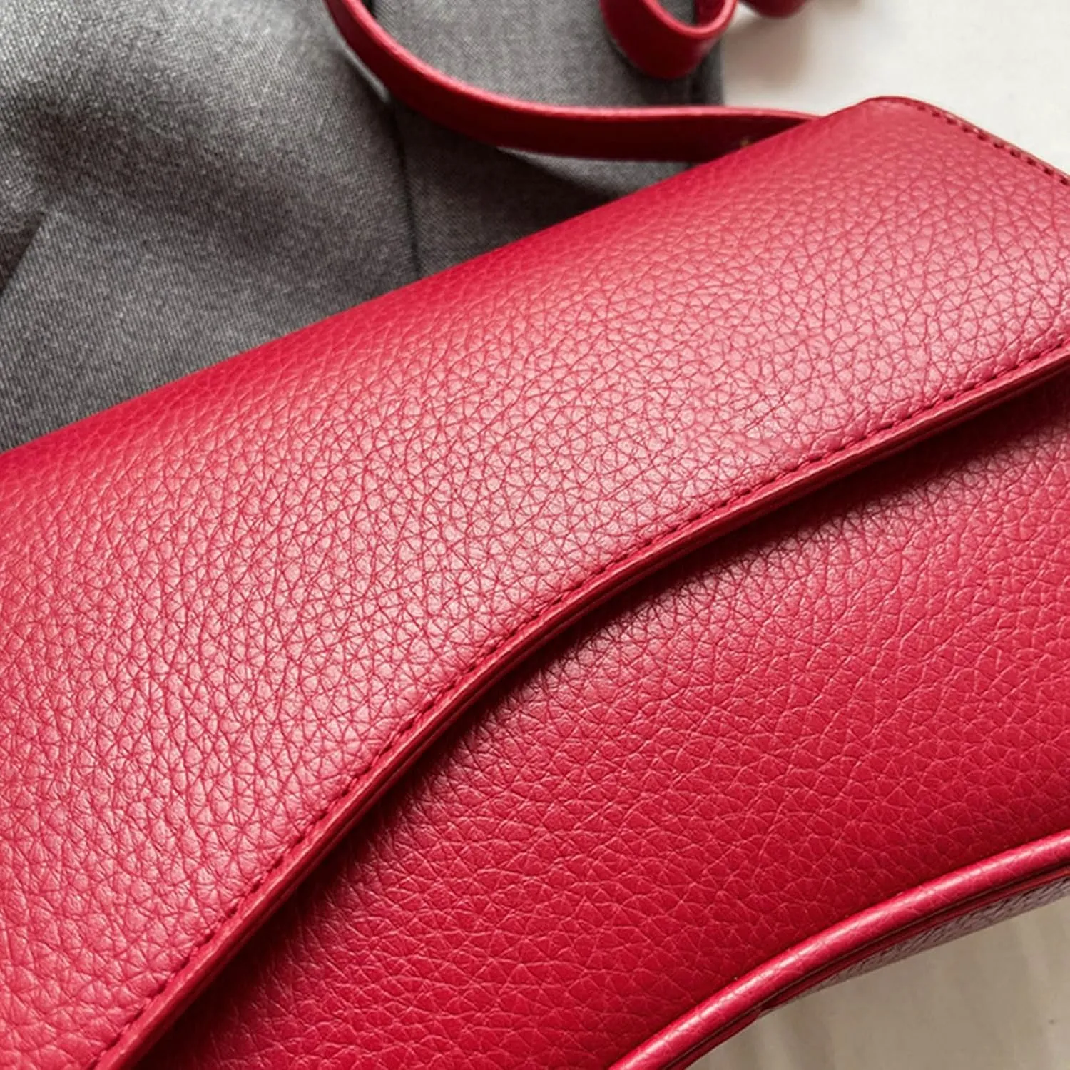 Women Bag Autumn Winter Crossbody Bag PU Leather Shoulder Bag Shopping Bag Simple Messengers Bag
