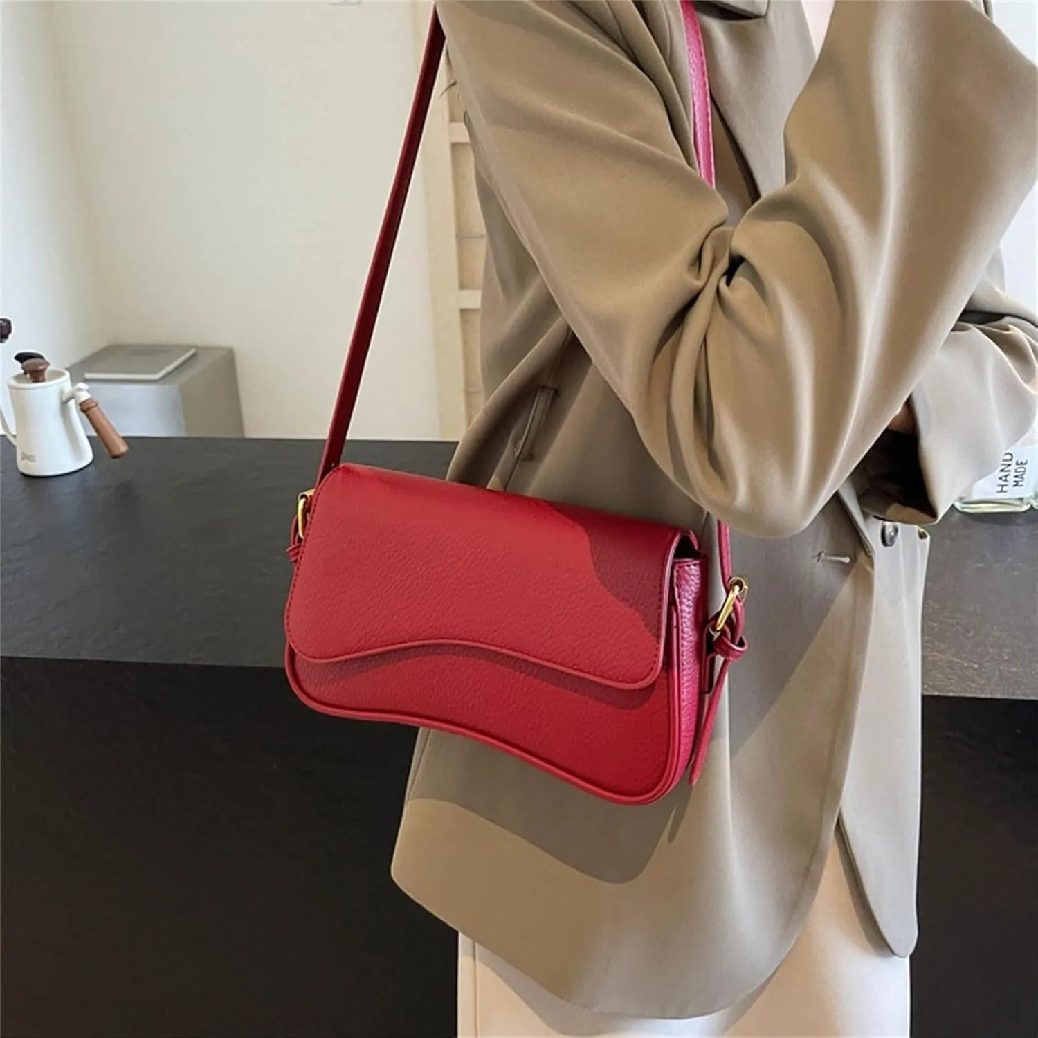 Women Bag Autumn Winter Crossbody Bag PU Leather Shoulder Bag Shopping Bag Simple Messengers Bag