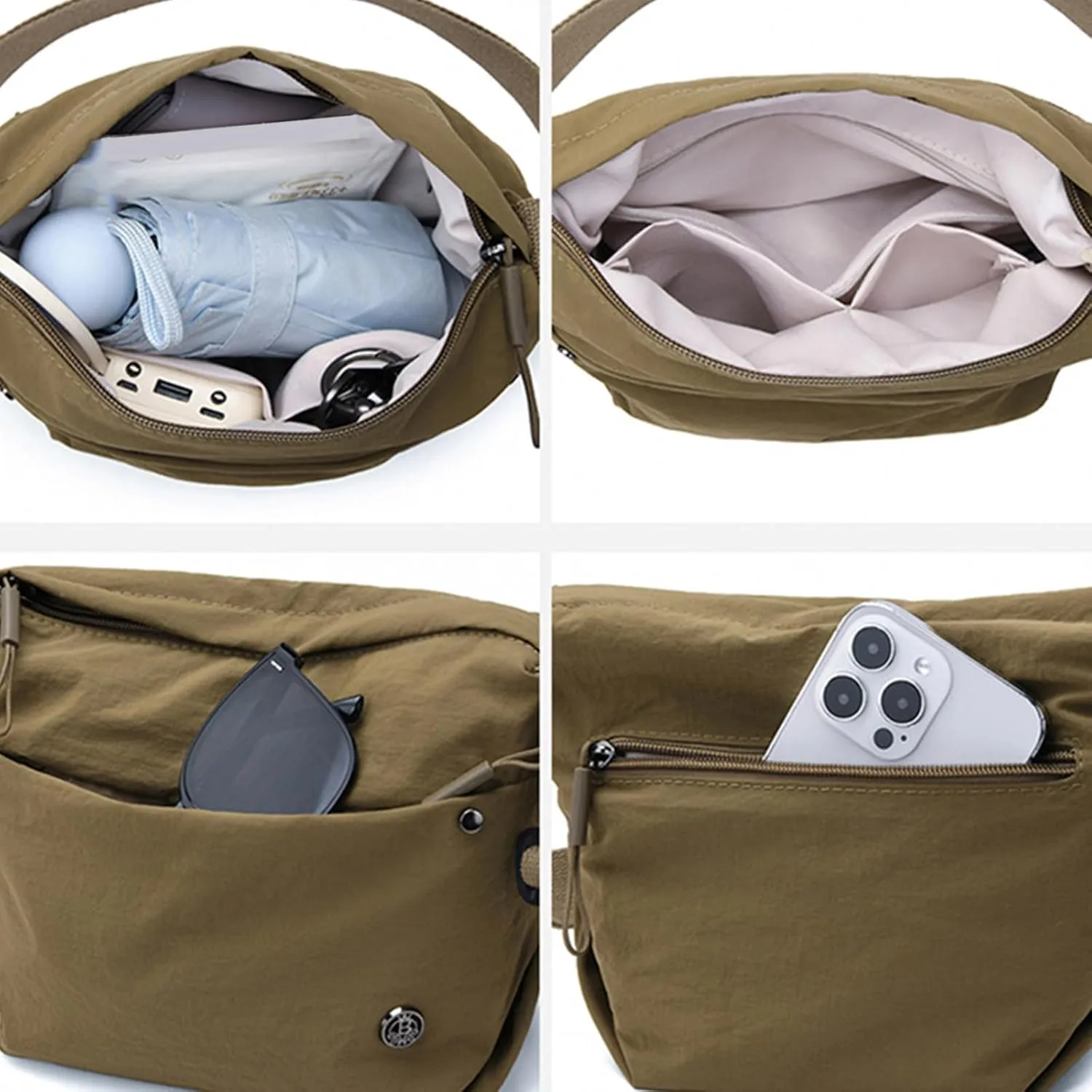 Women Bag Korean Styles Shoulder Bag Stylish Crossbody Bag Solid Color Bucket Bag Trendy Messengers Bag for Everyday