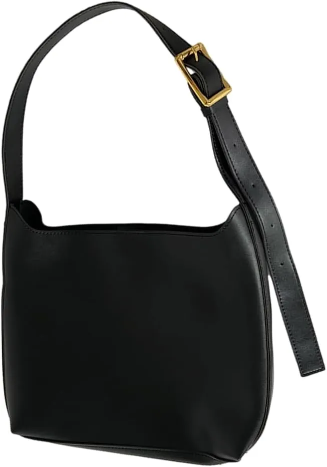 Women Bag PU Leather Crossbody Bag Solid Color Shoulder Bag Fashion Messengers Bag Large Capacity Bucket Bag