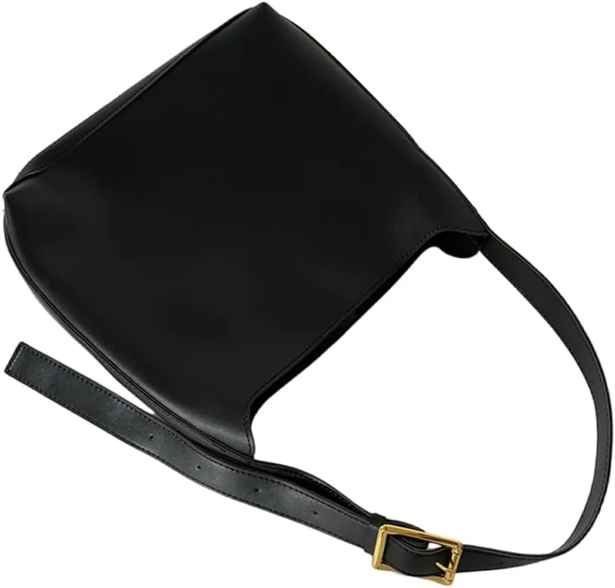Women Bag PU Leather Crossbody Bag Solid Color Shoulder Bag Fashion Messengers Bag Large Capacity Bucket Bag