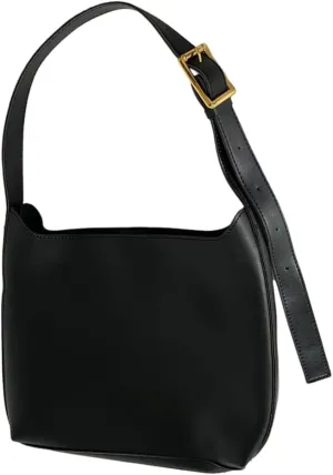 Women Bag PU Leather Crossbody Bag Solid Color Shoulder Bag Fashion Messengers Bag Large Capacity Bucket Bag