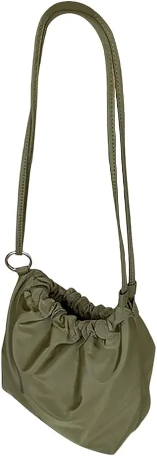 Women Bucket Bag Casual Crossbody Bag Solid Color Messenger Bag Korean Styles Shoulder Bag Shopping Bag for Travel