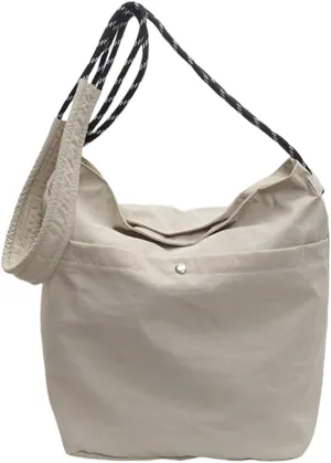 Women Shoulder Bag Japanese Styles Crossbody Bag Nylon Messengers Bag School Bag Large Capacity Bucket Bag for Travel