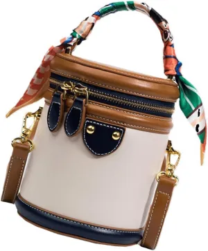 Women Shoulder Bag Korean Styles Crossbody Bag Fashionable Messengers Bag PU Leather Bucket Bag for Daily Work Travel, As the Pic Show, as the pic show