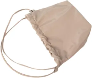 Women Shoulder Bag Pleated Bucket Bag Solid Color Crossbody Bag Korean Styles Messengers Bag Shopping Bag for Daily