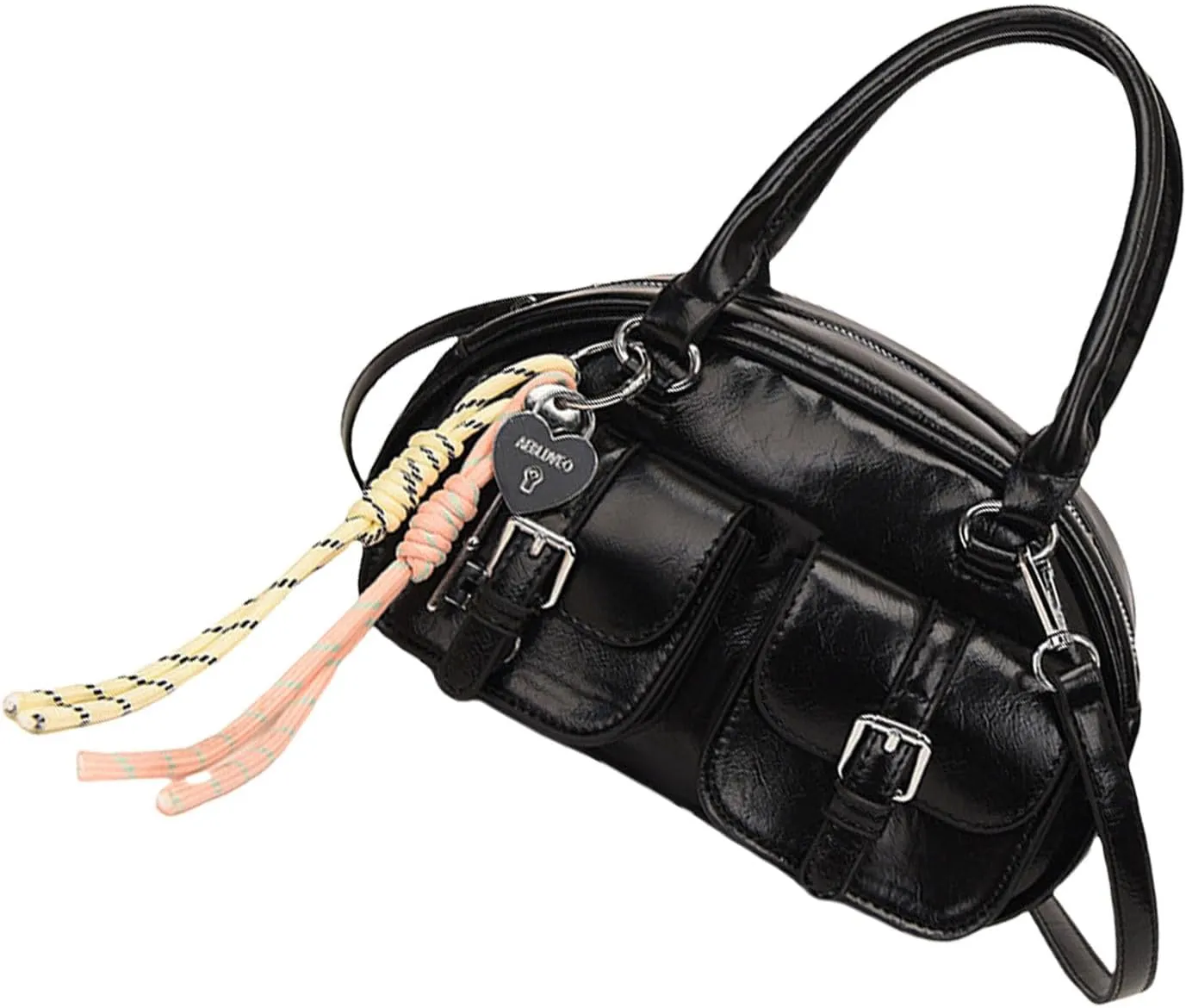 Women Shoulder Bag Stylish Top Handle Bag Crossbody Bag Ladies Satchel Bag PU Leather Handbag Simple Messengers Bag