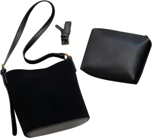 Womens Crossbody Bag PU Leather Shoulder Bag Messenger Bag Fashoin Bucket Bag Autumn Winter Shopping Dating Bag
