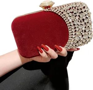 Women's Evening Bag Small Clutch Purse Glitter Evening Handbag Crossbody Purse Wedding Handbag Small Chain Shoulder