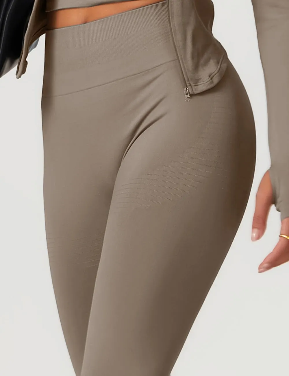 Women's Impact Booty Seamless Leggings Hidden Scrunch Butt Lifting Tummy Control Workout Yoga Pants