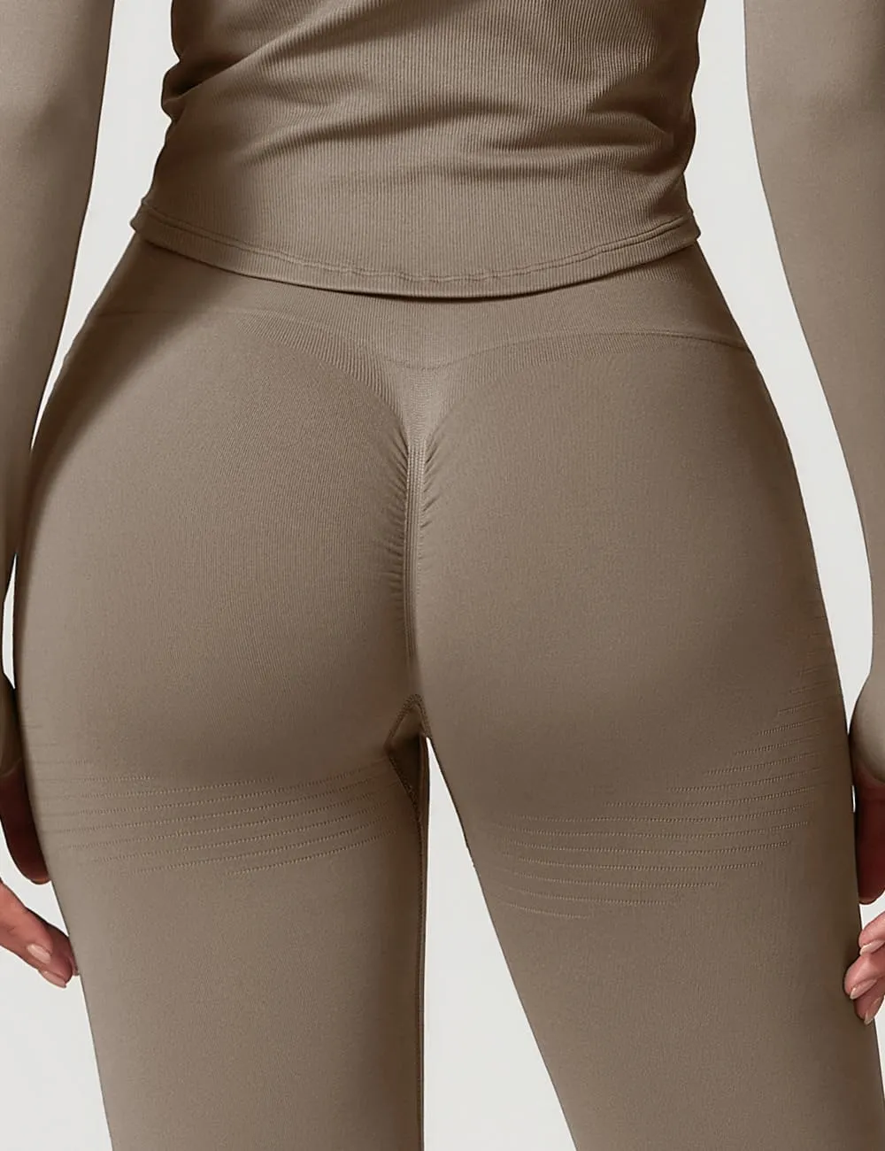 Women's Impact Booty Seamless Leggings Hidden Scrunch Butt Lifting Tummy Control Workout Yoga Pants