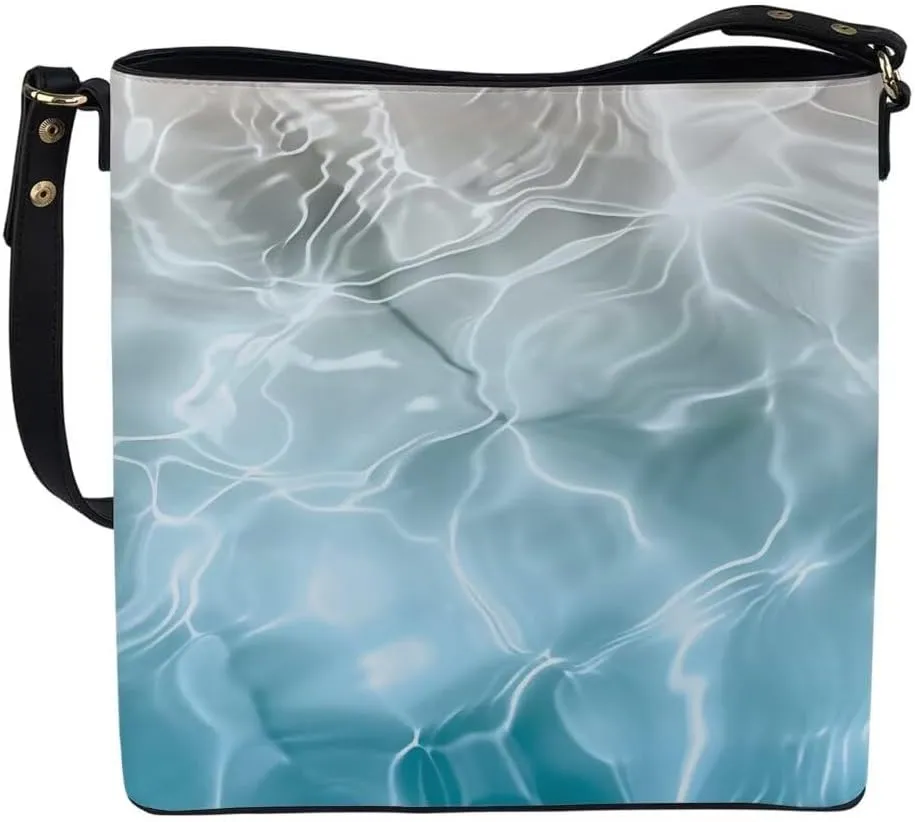 Womens Purses and Handbags Soft Cross Body Bag Bucket Bag Satchels Shopping Work Travel Bag with Multiple Pockets