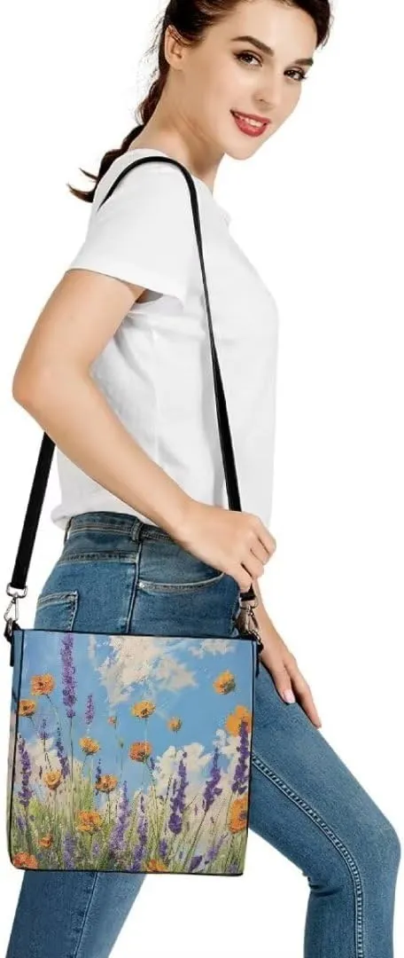 Womens Purses and Handbags Soft Cross Body Bag Bucket Bag Satchels Shopping Work Travel Bag with Multiple Pockets