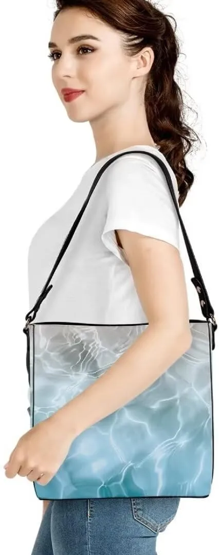 Womens Purses and Handbags Soft Cross Body Bag Bucket Bag Satchels Shopping Work Travel Bag with Multiple Pockets