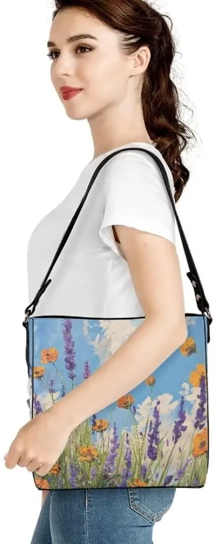 Womens Purses and Handbags Soft Cross Body Bag Bucket Bag Satchels Shopping Work Travel Bag with Multiple Pockets