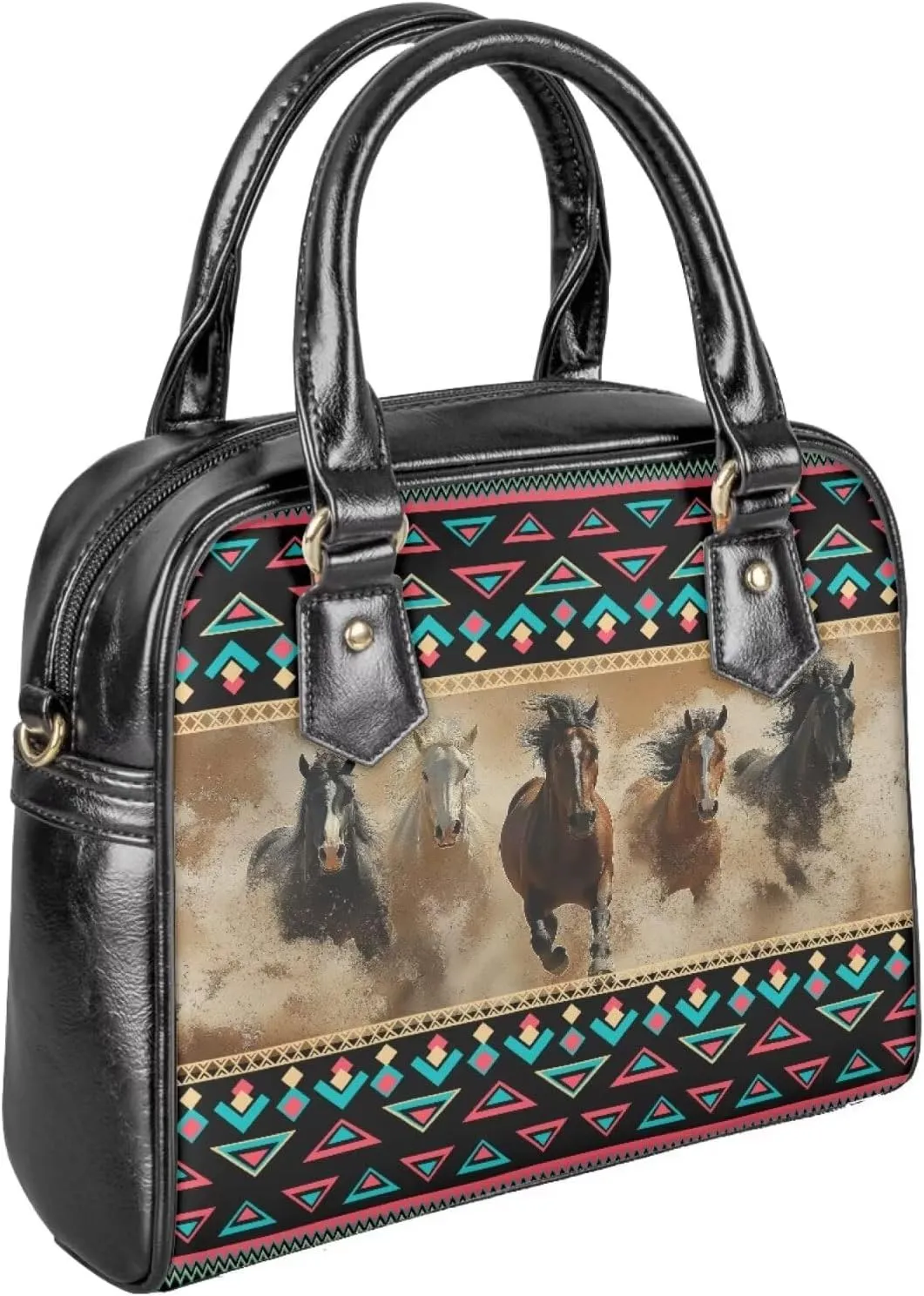 Womens Satchel Handbag Waterproof Leather Crossbody Bag with Adjustable Strap Top Handle Hobo Bag