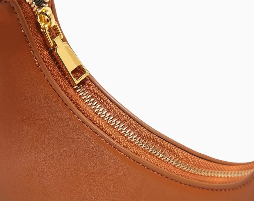 Women's Shoulder Bag Handbag PU Leather Underarm Purse Shopping Dating Traveling Top Handle Satchels 2024