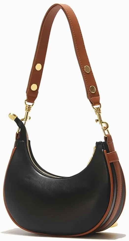 Women's Shoulder Bag Handbag PU Leather Underarm Purse Shopping Dating Traveling Top Handle Satchels 2024