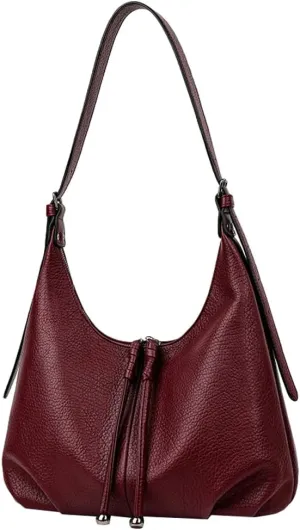 Womens Soft Vegan Leather Shoulder Crossbody Bag Large Dumpling Tote Purse Casual Retro Working Handbag Satchels