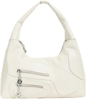 Womens Trendy Dumpling Shoulder Purse Soft Vegan Leather Tote Bag Large Y2k Zipper Handbags Satchels 2025