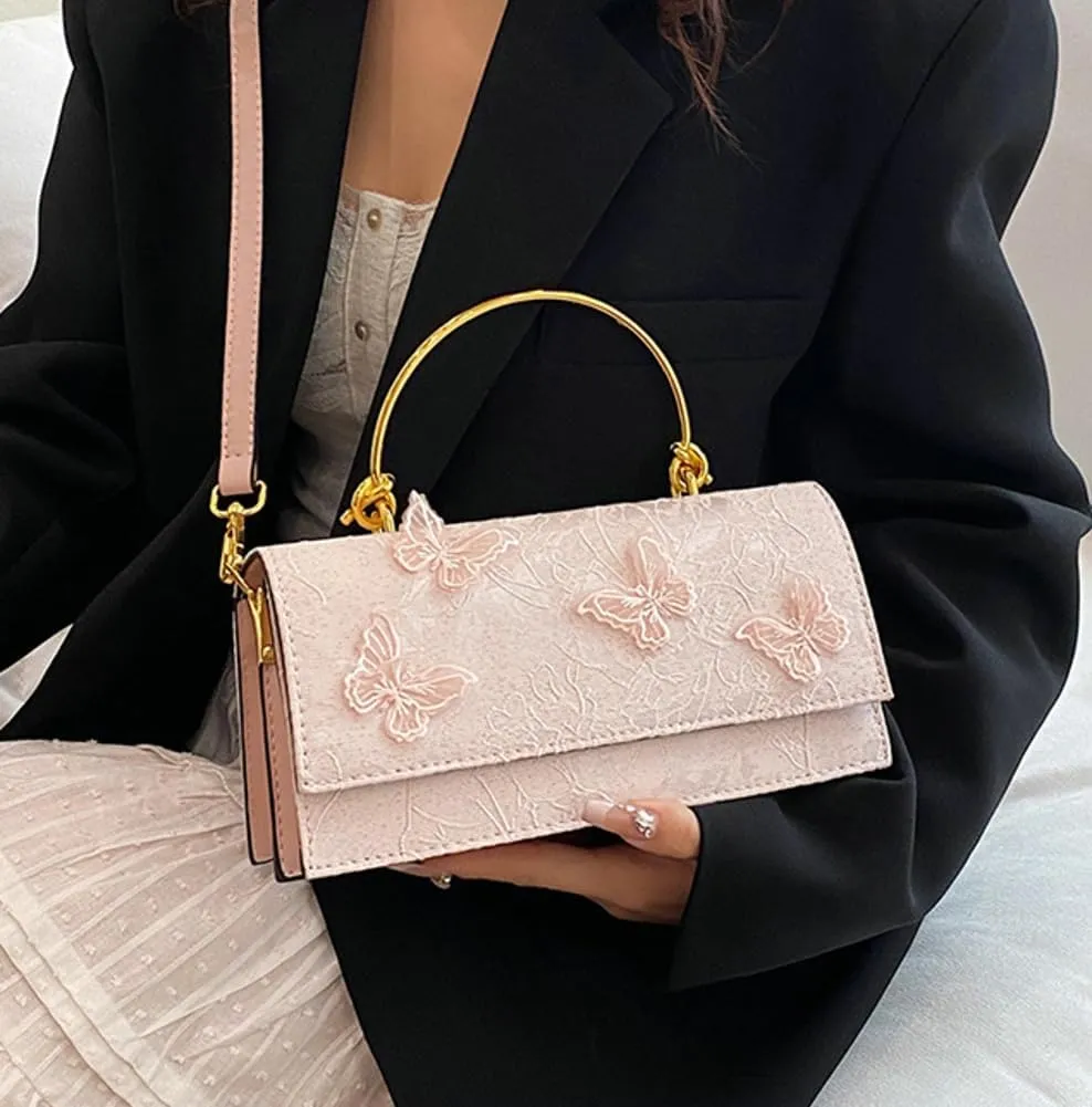 Womens Trendy Evening Clutch Y2k Shoulder Crossbody Bag Small Tote Purse Handbags Vegan Leather Satchels for Wedding