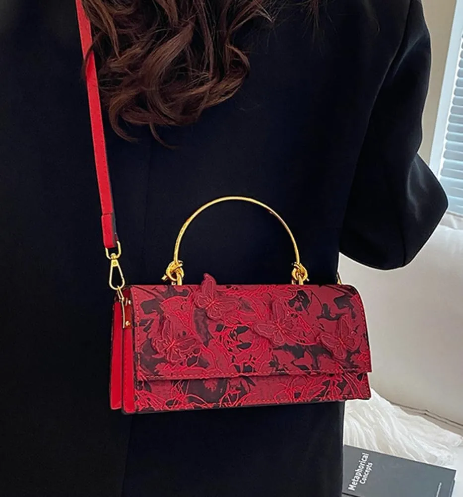 Womens Trendy Evening Clutch Y2k Shoulder Crossbody Bag Small Tote Purse Handbags Vegan Leather Satchels for Wedding