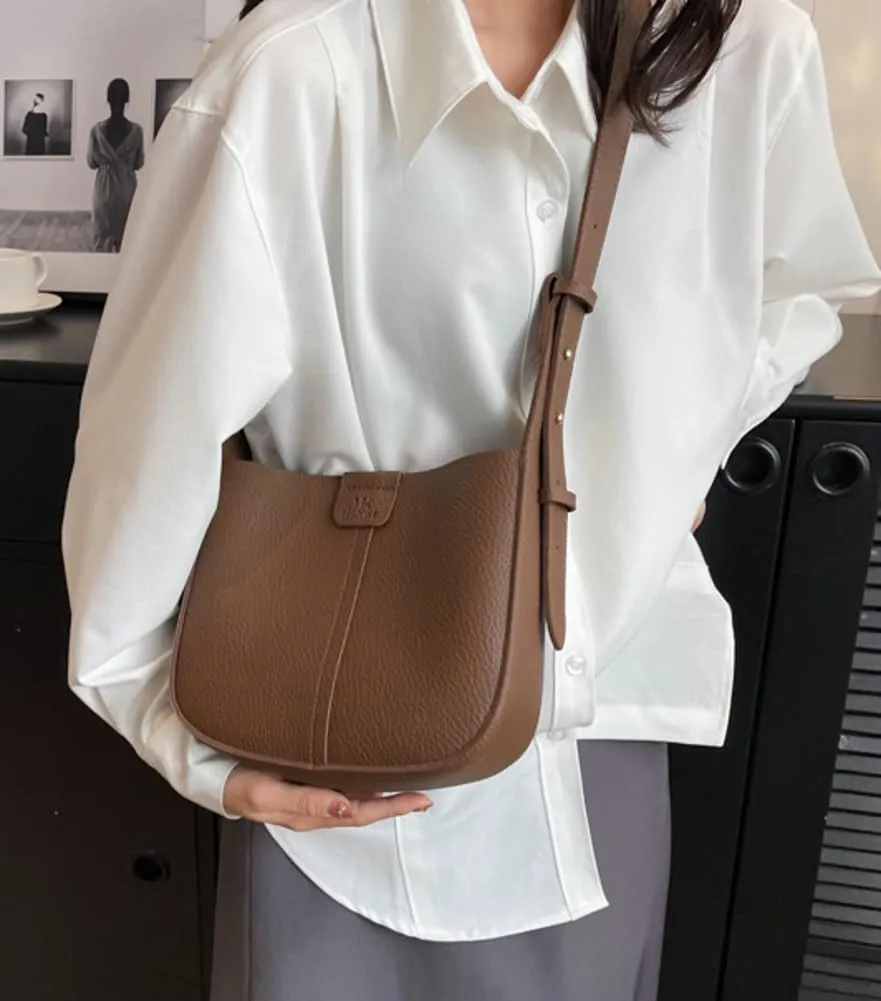 Womens Trendy Vegan Leather Bucket Bag Crossbody Shoulder Purses Small Handbags Ladies Chic Tote Satchels 2pcs