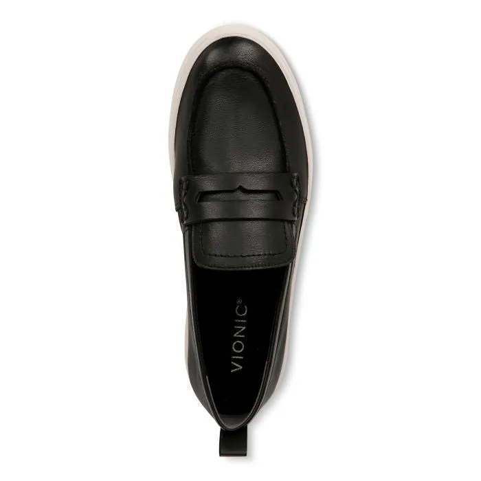 Womens Vionic Uptown Leather in Black
